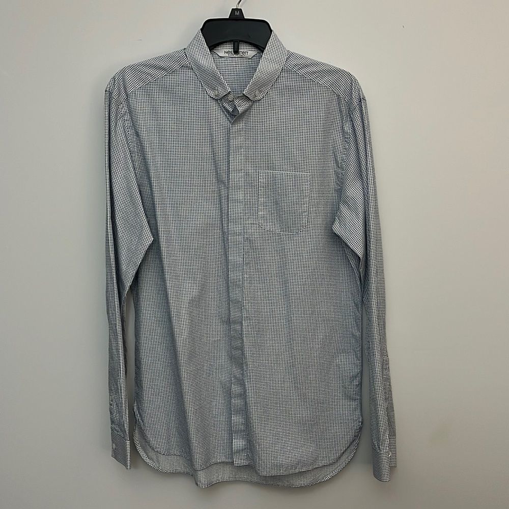 Neil Barrett Dot Print sz16 Slim Fit Button-Up